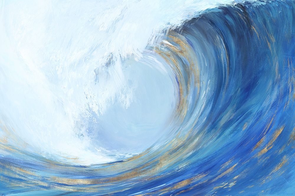Wave Curl II art print by Isabelle Z for $57.95 CAD