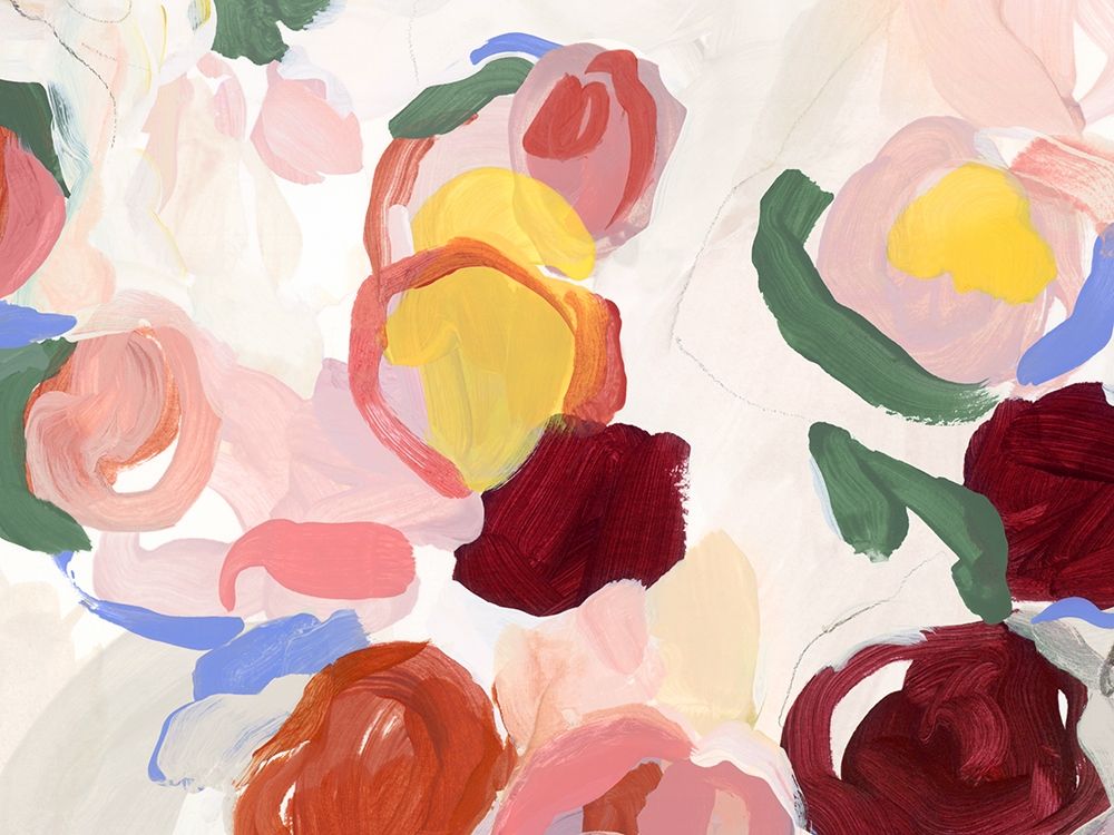 Pastel Flowers II art print by Isabelle Z for $57.95 CAD