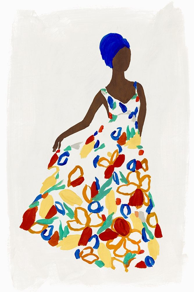 Floral Fashion I art print by Isabelle Z for $57.95 CAD