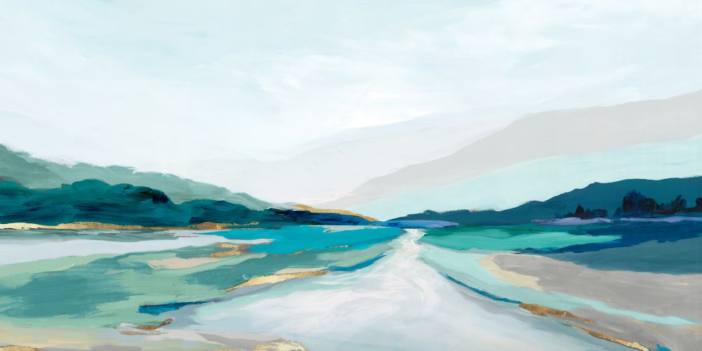 Hope Creek Blue Version art print by Isabelle Z for $57.95 CAD