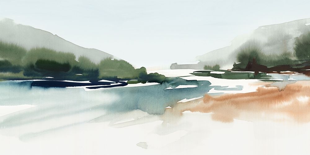 Harmonious Lake art print by Isabelle Z for $57.95 CAD