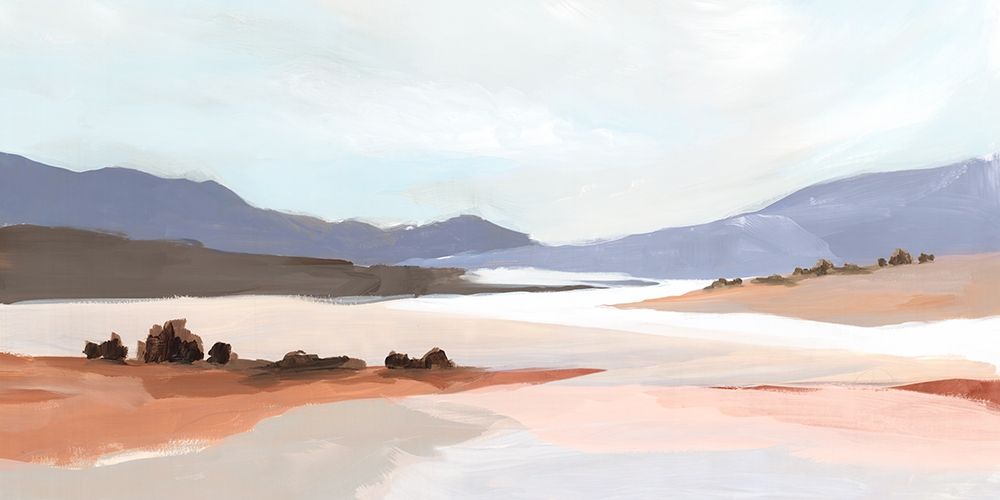 Blushing Land art print by Isabelle Z for $57.95 CAD