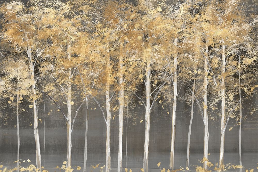 Golden Forest Light art print by Isabelle Z for $57.95 CAD