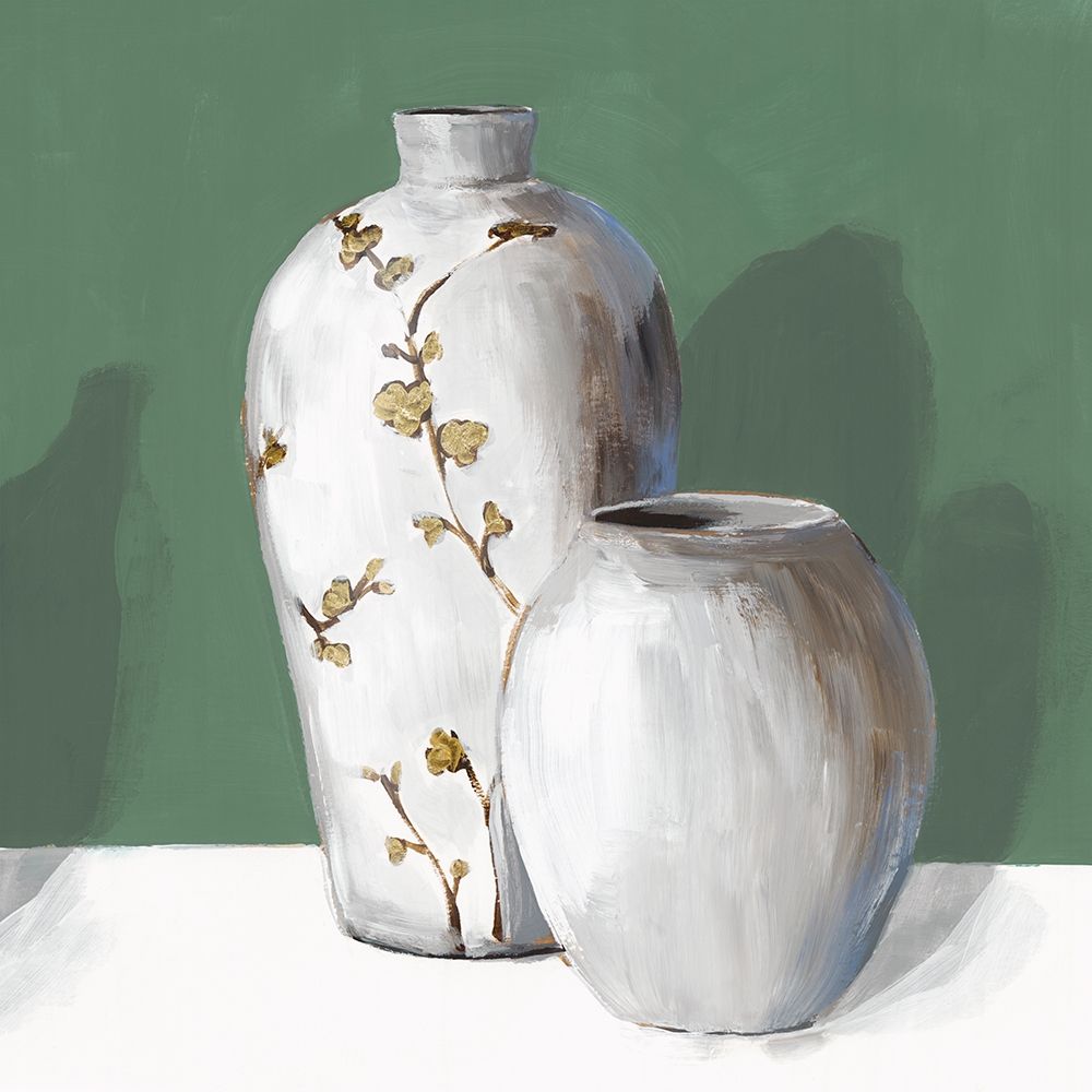 White Vases art print by Isabelle Z for $57.95 CAD