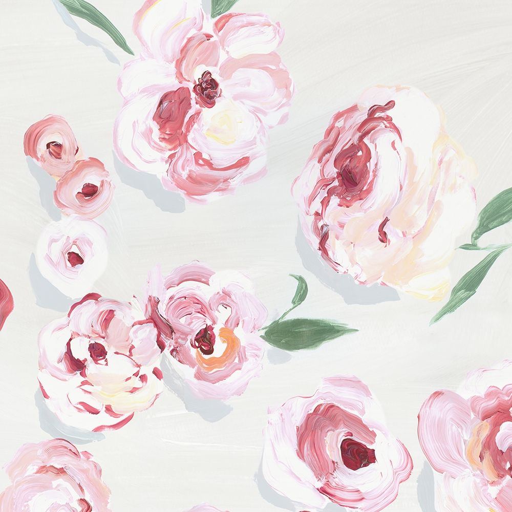 Pink Rose Garden I art print by Isabelle Z for $57.95 CAD