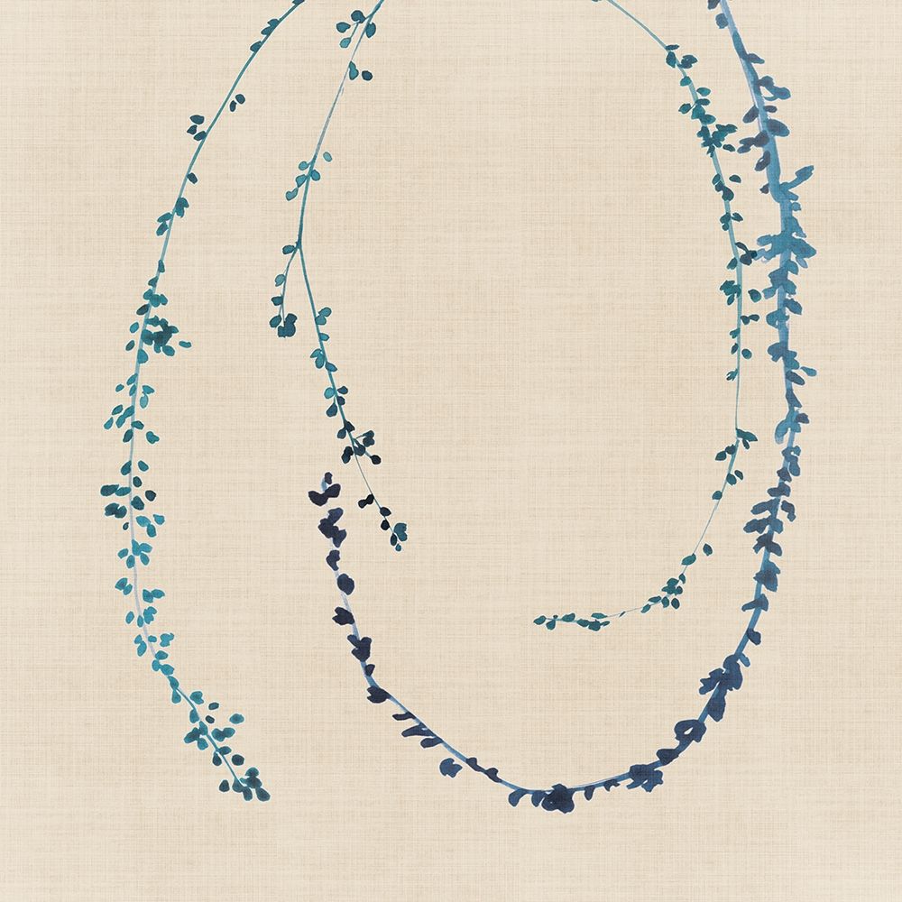 Indigo Vines I art print by Isabelle Z for $57.95 CAD
