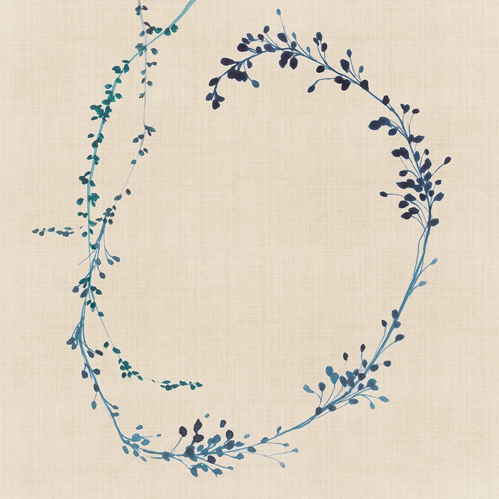 Indigo Vines II art print by Isabelle Z for $57.95 CAD