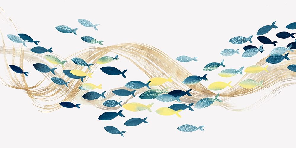 Under Water Sea Life art print by Isabelle Z for $57.95 CAD
