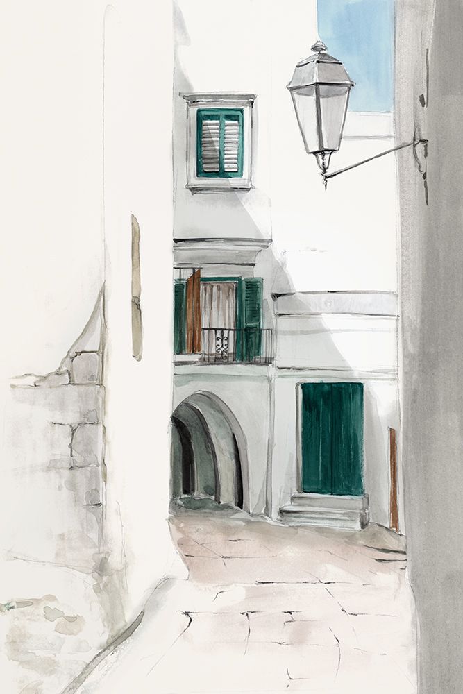 Streets of Mykonos II art print by Isabelle Z for $57.95 CAD