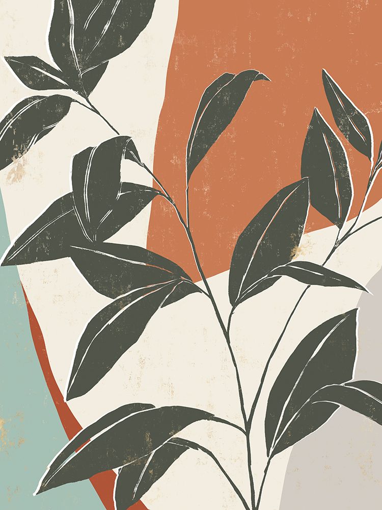 Cutout Leaves II art print by Isabelle Z for $57.95 CAD