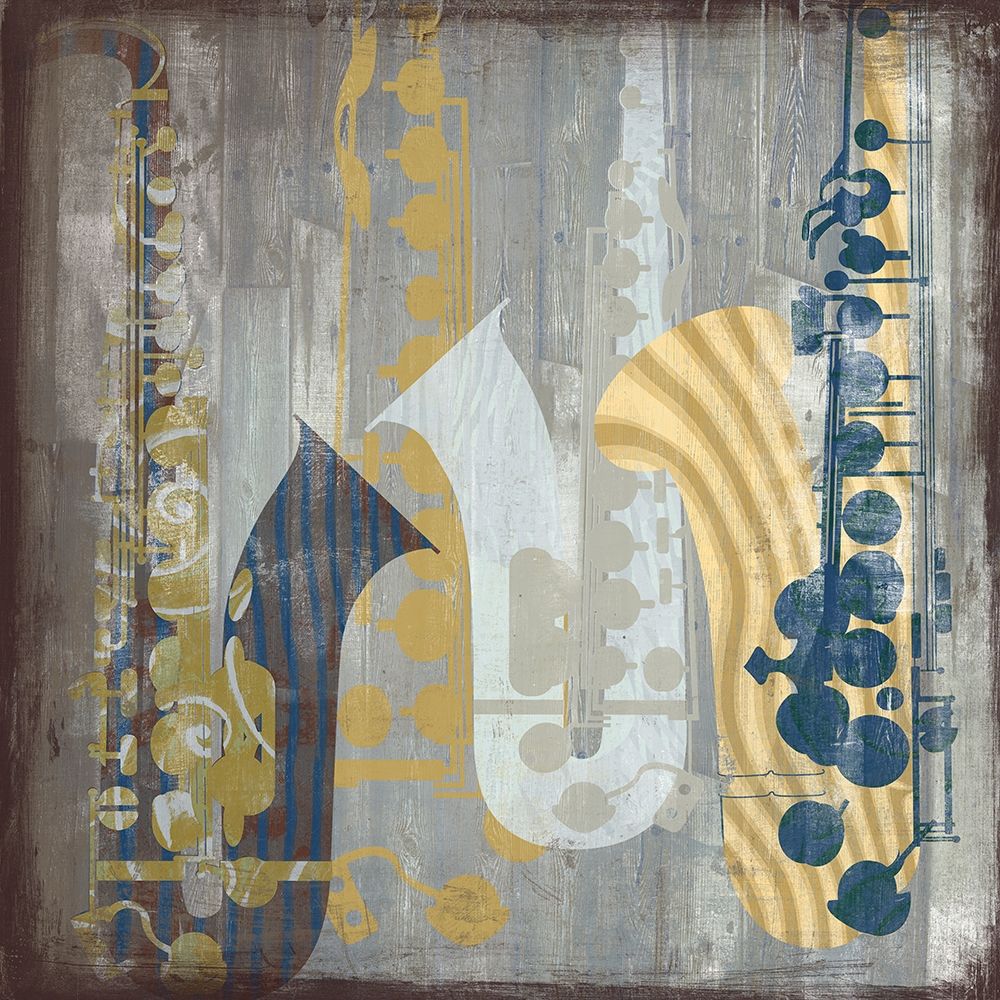 Sax art print by David Fischer for $57.95 CAD