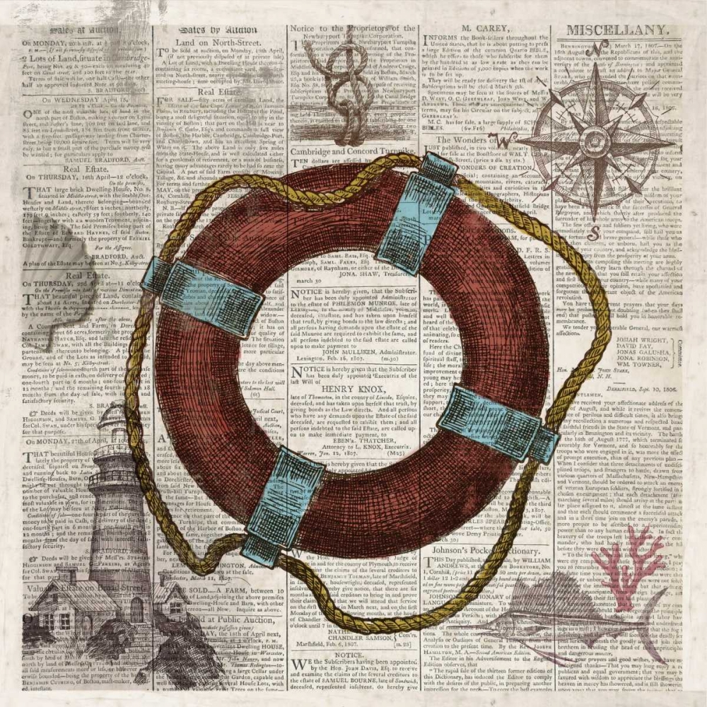Nautical Collection IV - Mini art print by Drako Fontaine for $57.95 CAD
