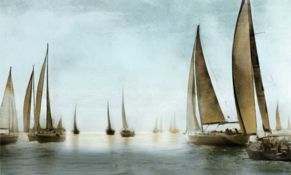 Golden Sails art print by Drako Fontaine for $57.95 CAD