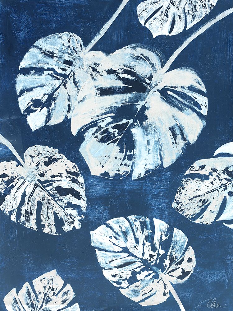 Blue Indigo Palms II art print by Gemma Bardot for $57.95 CAD