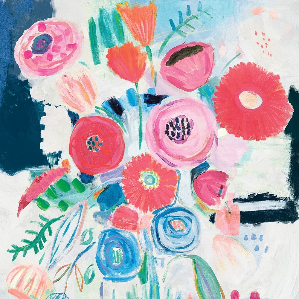 Fresh Florals II art print by Farida Zaman for $57.95 CAD
