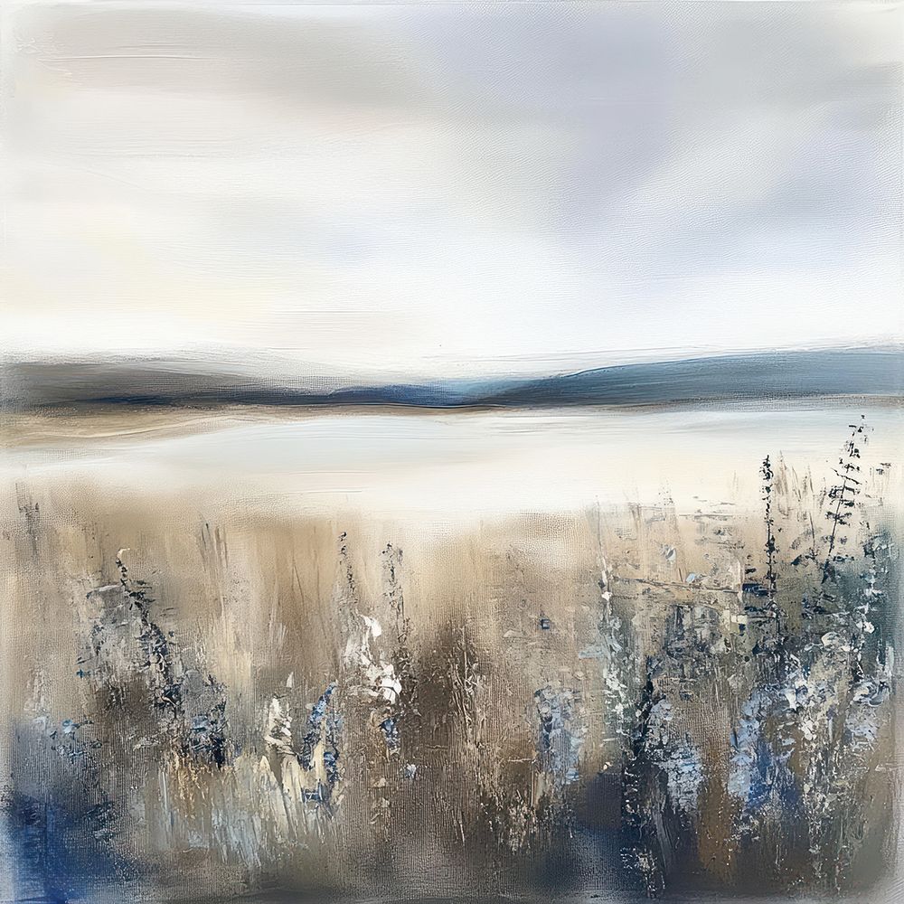 Still Waters, Soft Shores I art print by Mona Grace for $57.95 CAD