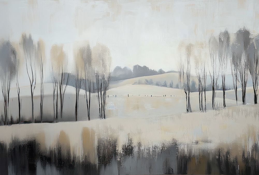 Misty Woodland Calm I art print by Mona Grace for $57.95 CAD