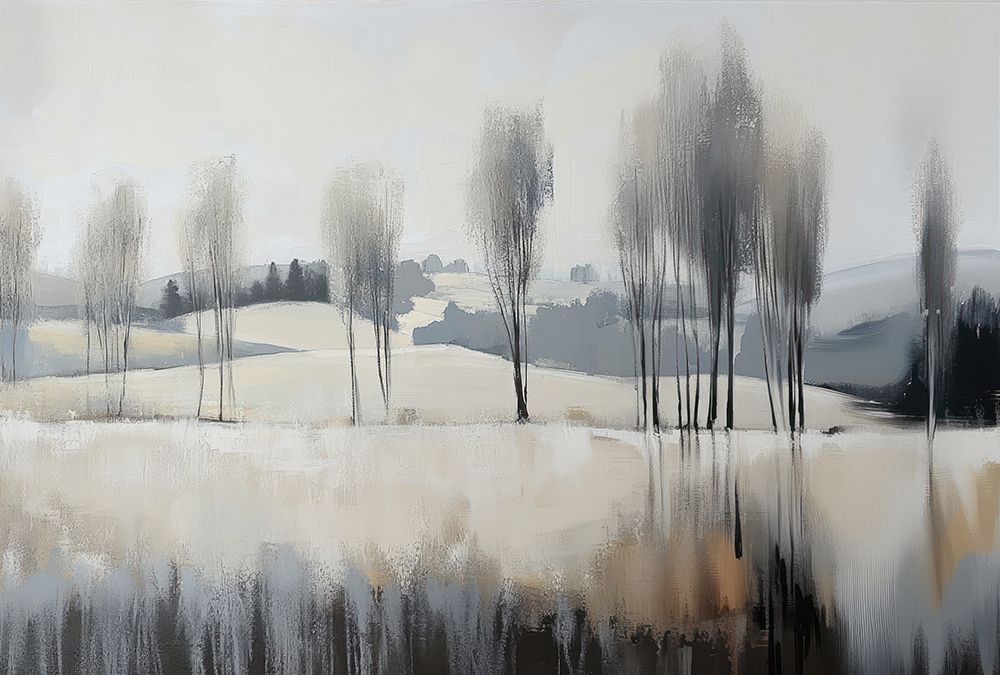 Misty Woodland Calm II art print by Mona Grace for $57.95 CAD