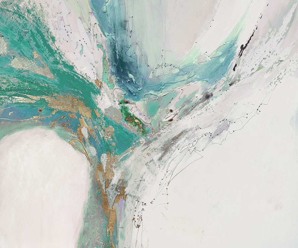 Teal Spirit art print by Jennifer Gardner for $57.95 CAD