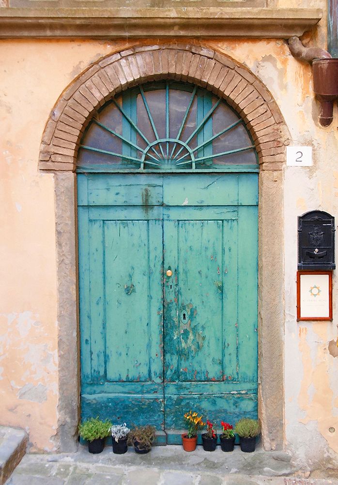 Turqouise Door art print by Gerry Wilson for $57.95 CAD