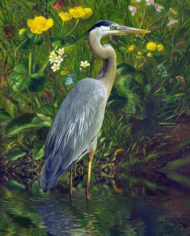 Bluish Brooding art print by Steve Hunziker for $57.95 CAD