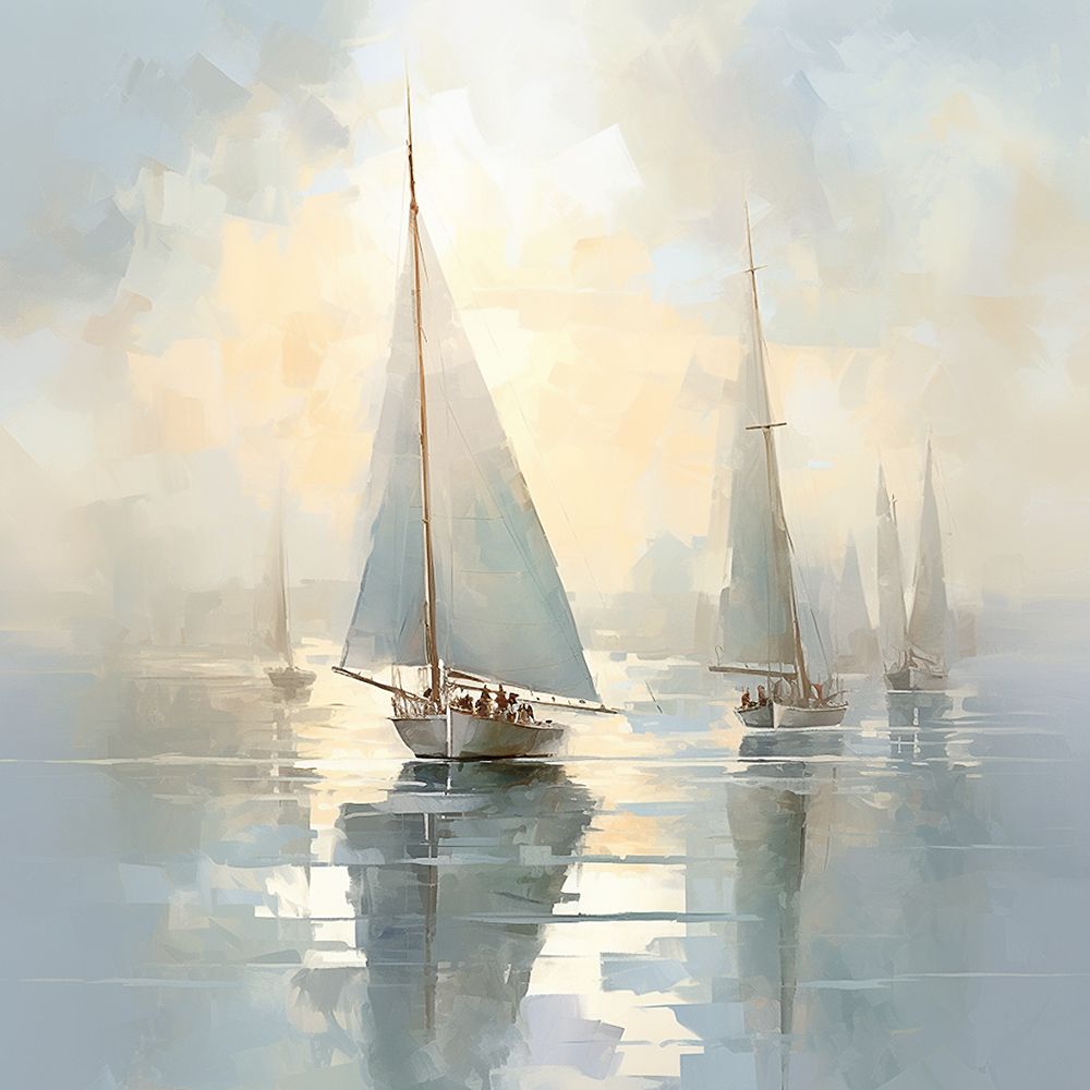 Silent Sailing I art print by Steve Hunziker for $57.95 CAD