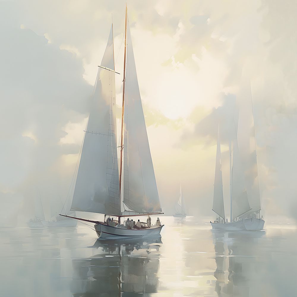 Silent Sailing II art print by Steve Hunziker for $57.95 CAD