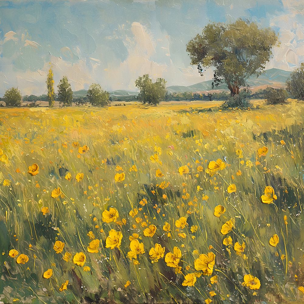 Fields of Yellow I art print by Steve Hunziker for $57.95 CAD