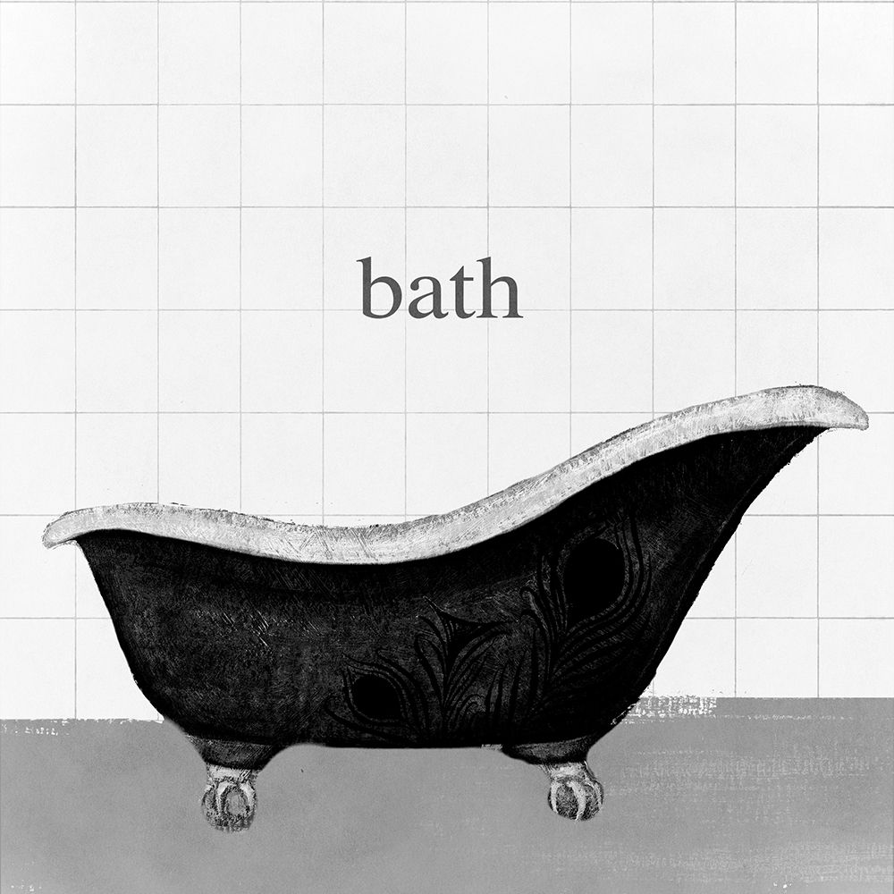Peacock Bath II art print by Hopfensperger for $57.95 CAD