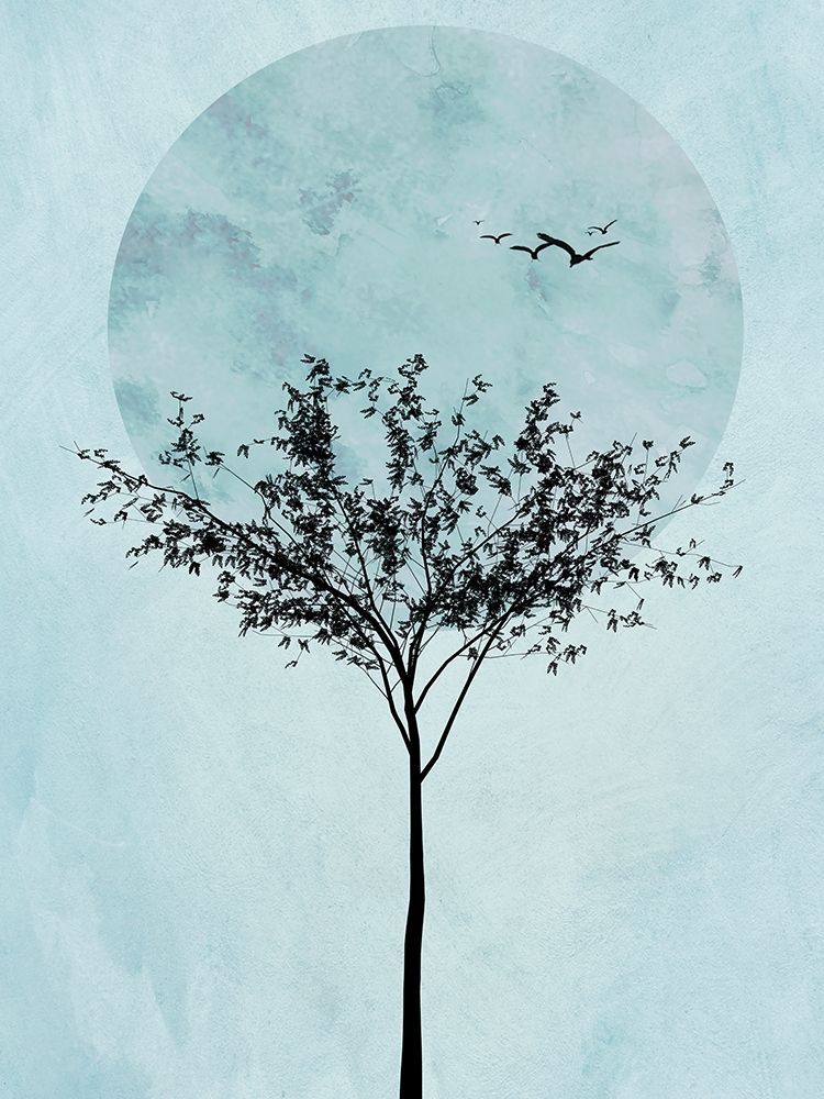 Full Moon Tree III art print by Hal Halli for $57.95 CAD