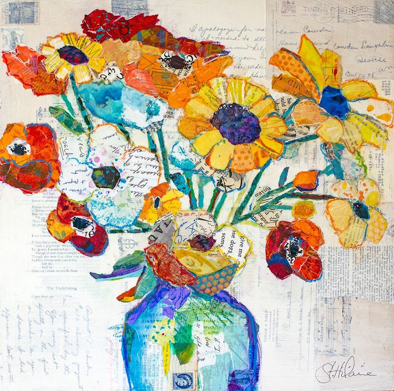 Blooming Happiness II art print by Elizabeth St Hilaire for $57.95 CAD