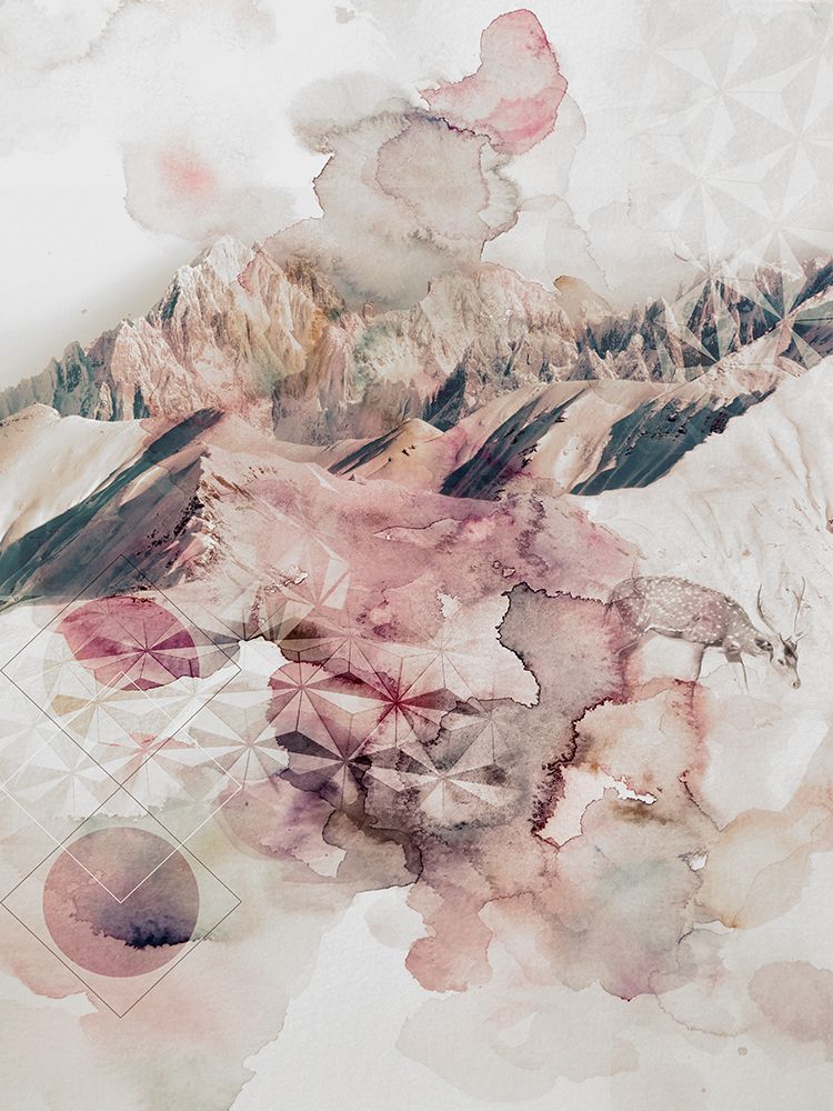 Mountain Dreams in Watercolor Mist I art print by Gemma Bardot for $57.95 CAD