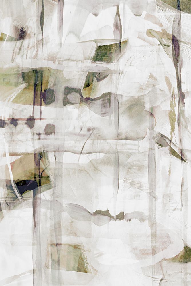 Muted Layers of Abstract Reflection art print by Gemma Bardot for $57.95 CAD