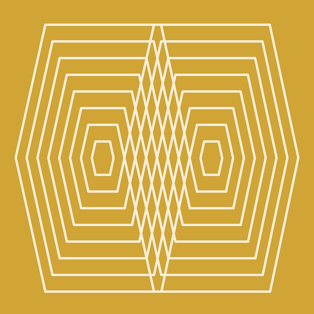 Happy Hexagon art print by Sandi Hauanio for $57.95 CAD