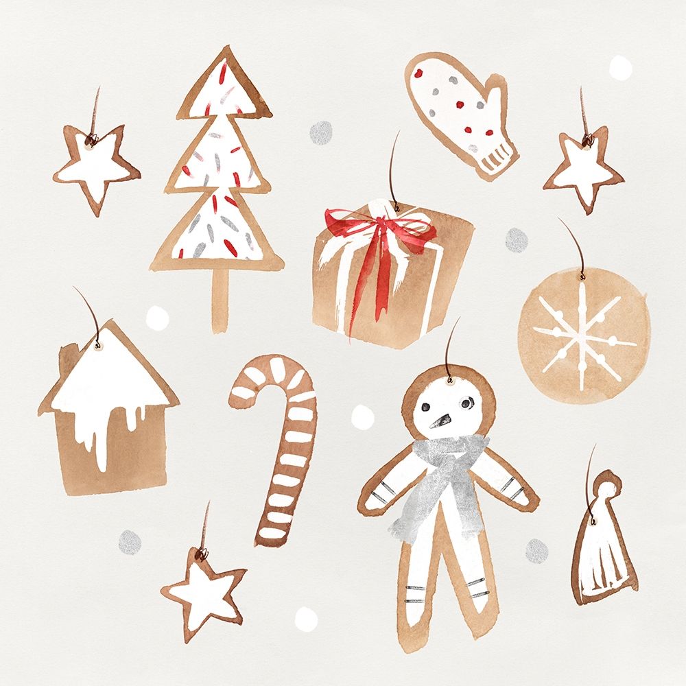 Ginger Bread Cookies I art print by PI Studio for $57.95 CAD