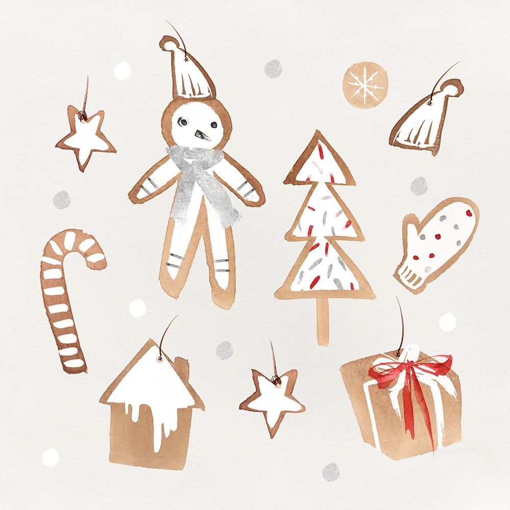Ginger Bread Cookies II art print by PI Studio for $57.95 CAD