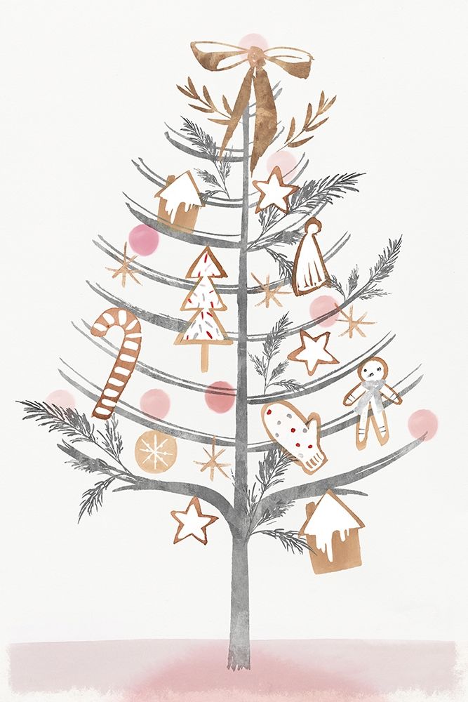 Ginger Bread Tree I art print by PI Studio for $57.95 CAD