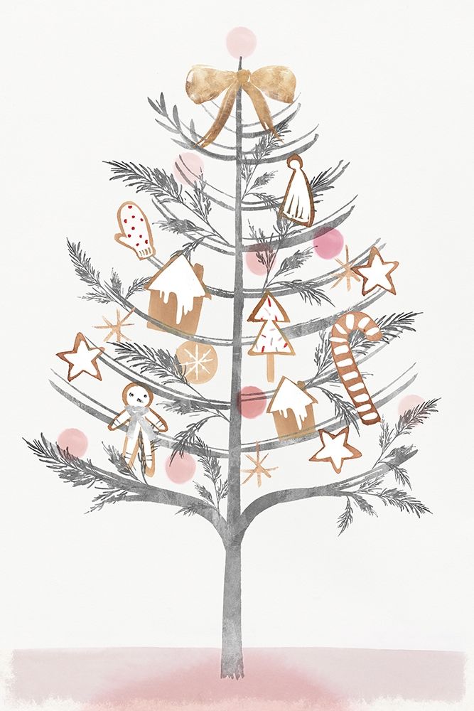 Ginger Bread Tree II art print by PI Studio for $57.95 CAD