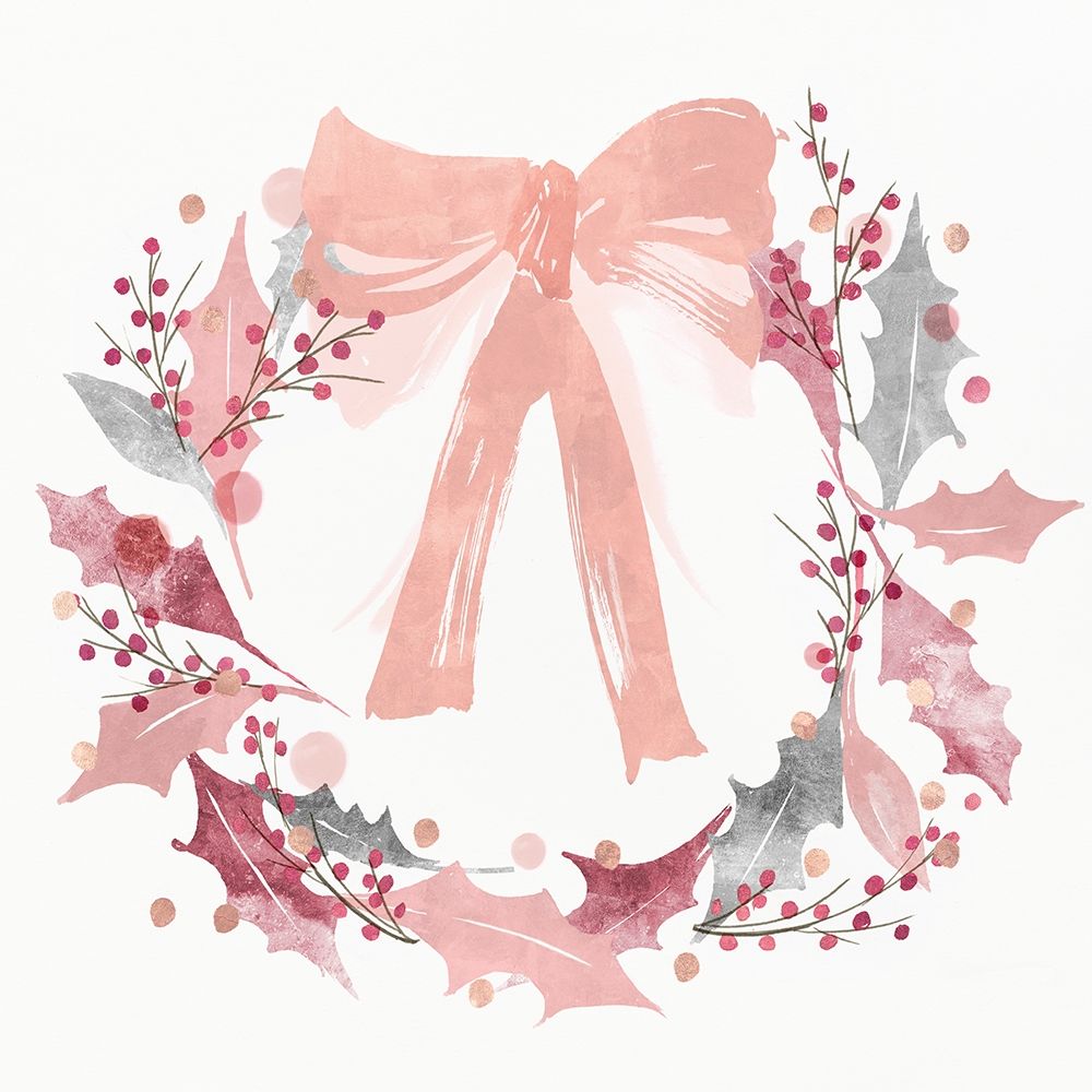Blushing Wreath art print by PI Studio for $57.95 CAD