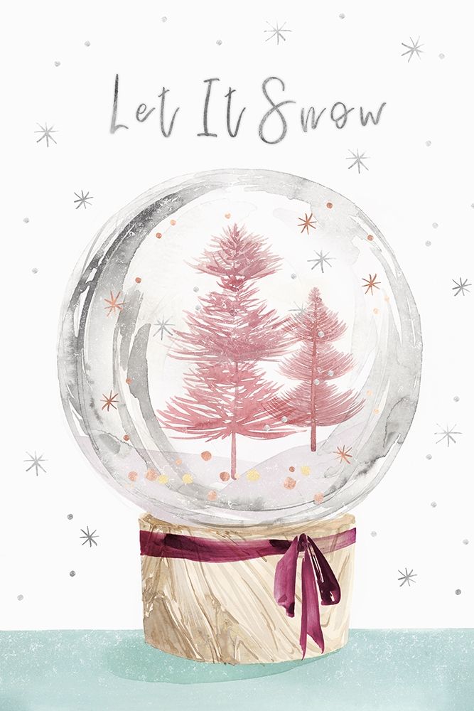 Let it Snow I art print by PI Studio for $57.95 CAD