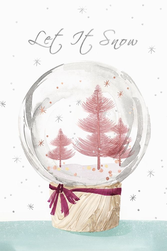 Let it Snow II art print by PI Studio for $57.95 CAD