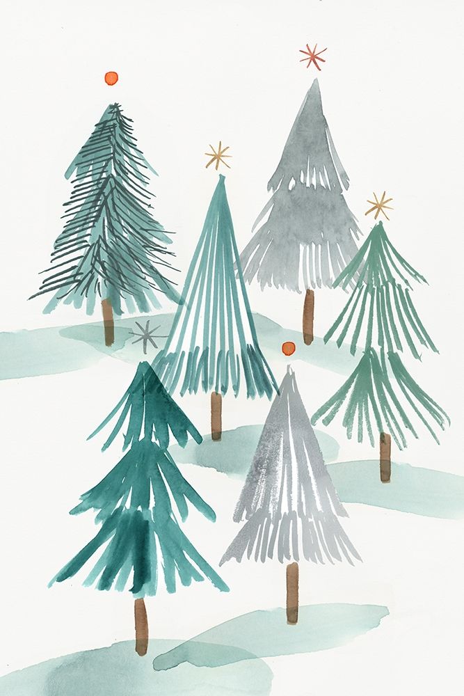 Ornament Tree I art print by PI Studio for $57.95 CAD