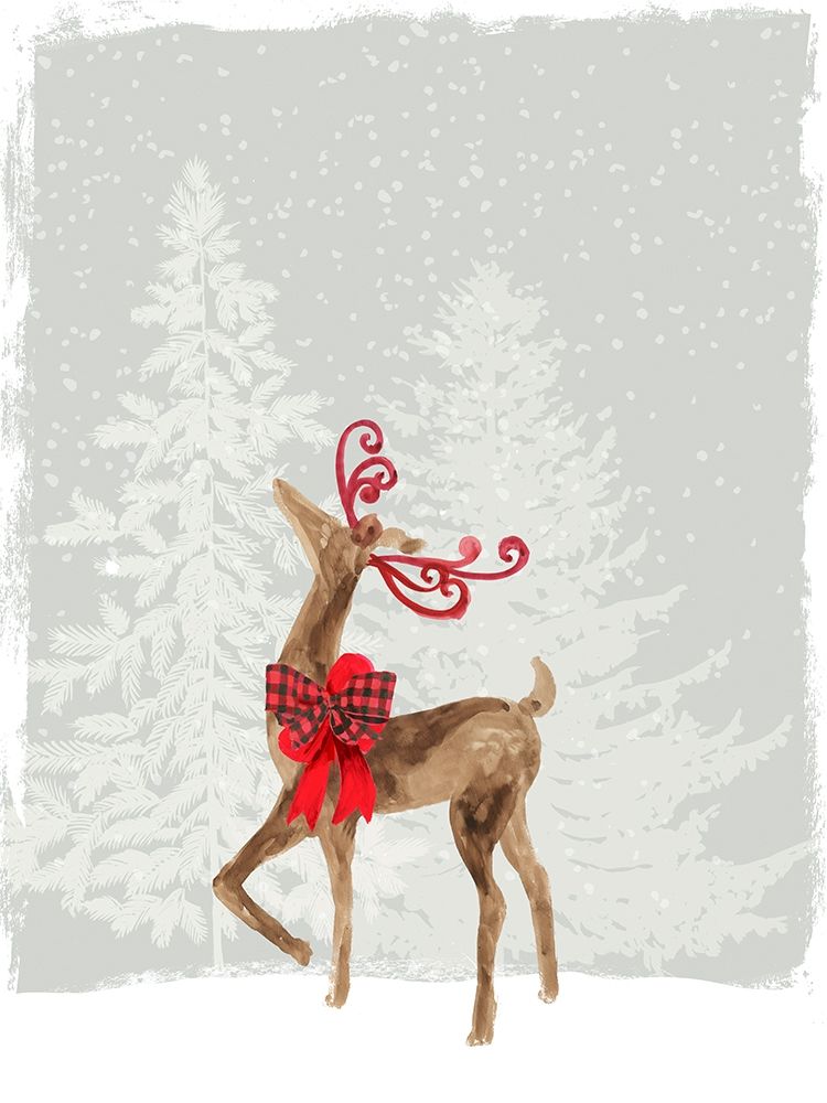 Reindeer Stance art print by PI Studio for $57.95 CAD