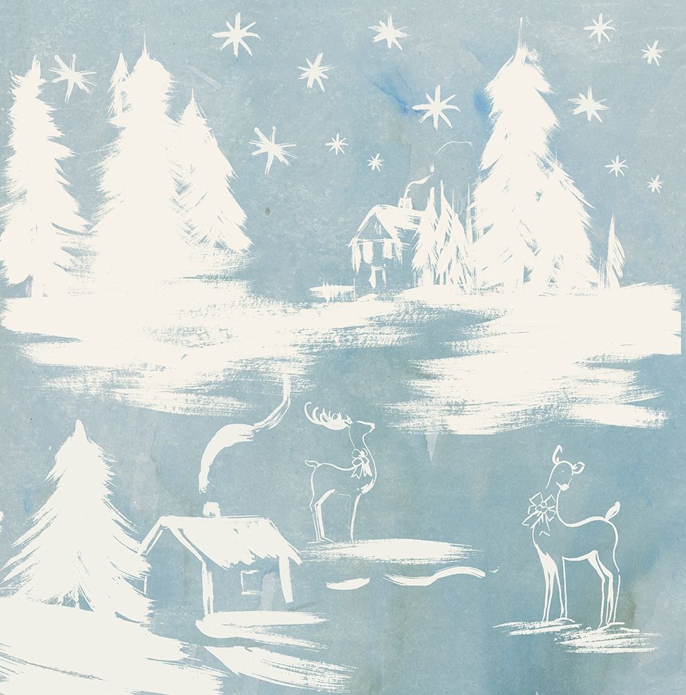 Frosty Village art print by PI Studio for $57.95 CAD