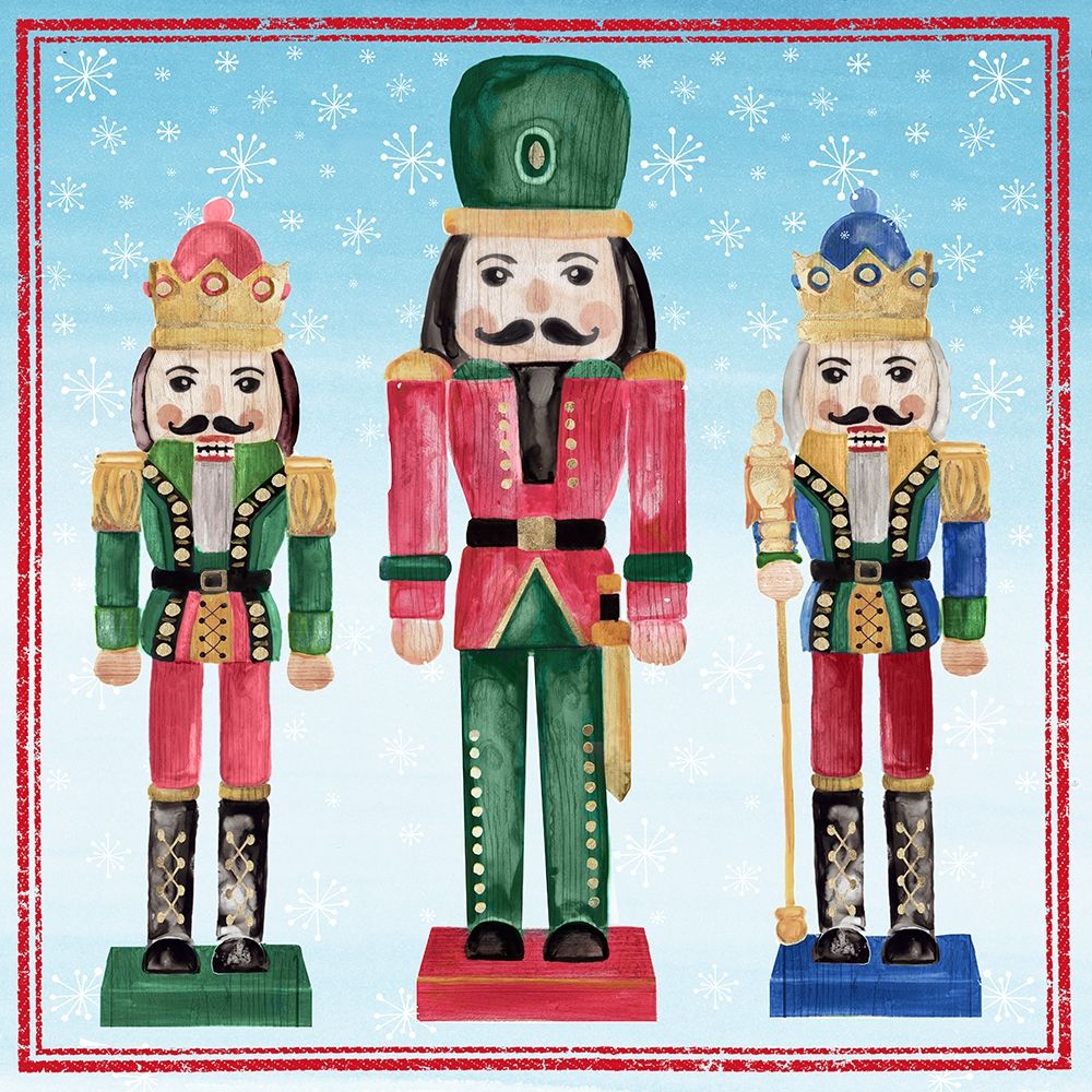 Three Nutcrackers I art print by PI Studio for $57.95 CAD