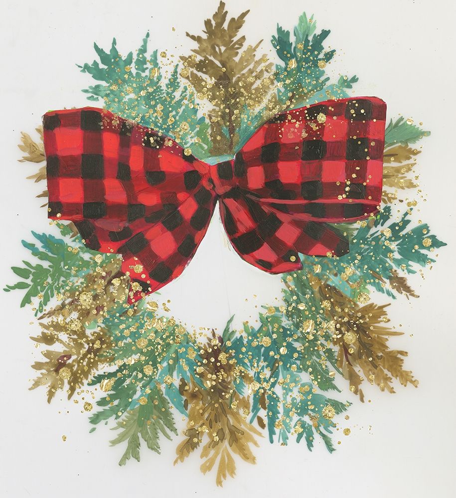 Bow Wreath art print by PI Studio for $57.95 CAD
