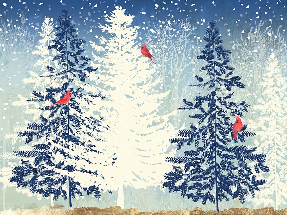 Snow Christmas art print by PI Studio for $57.95 CAD