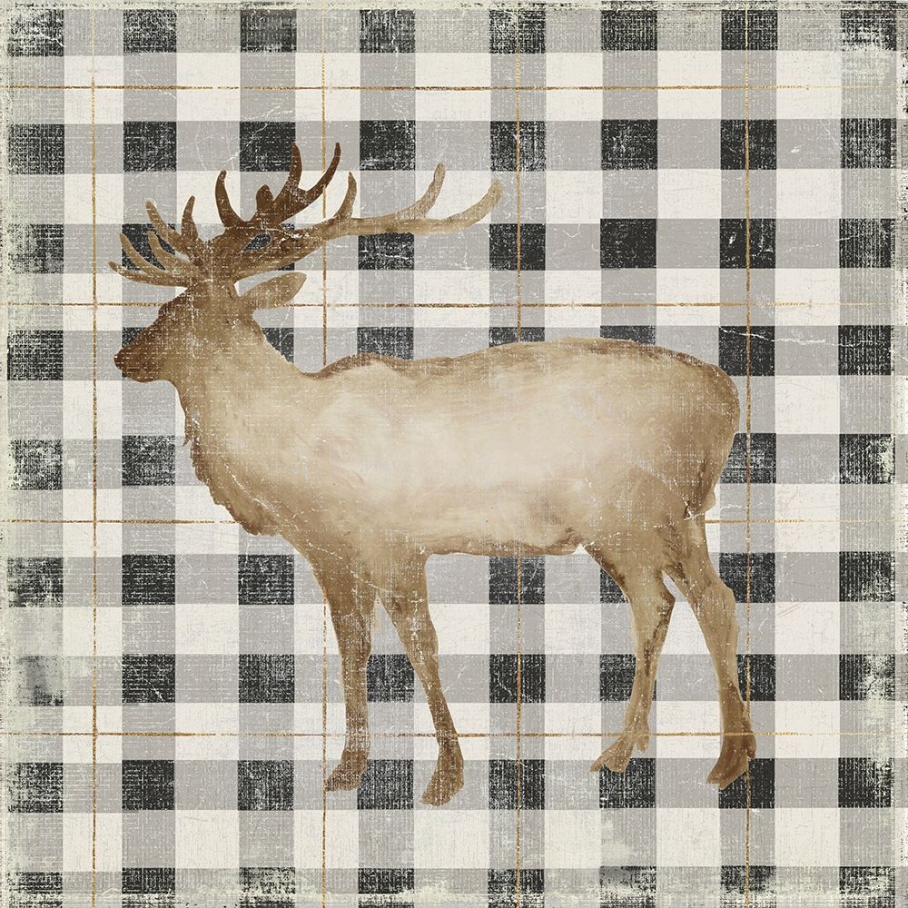 Santas Deer I art print by PI Studio for $57.95 CAD