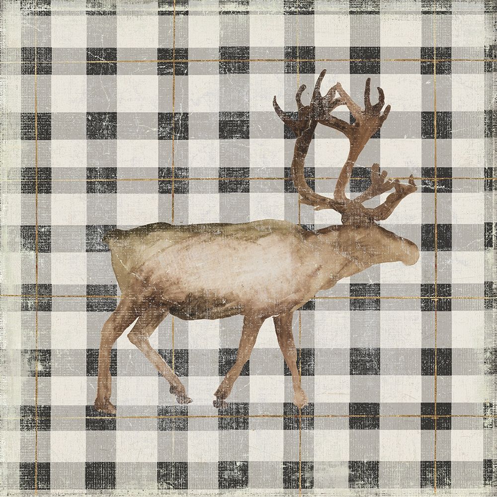 Santas Deer II art print by PI Studio for $57.95 CAD