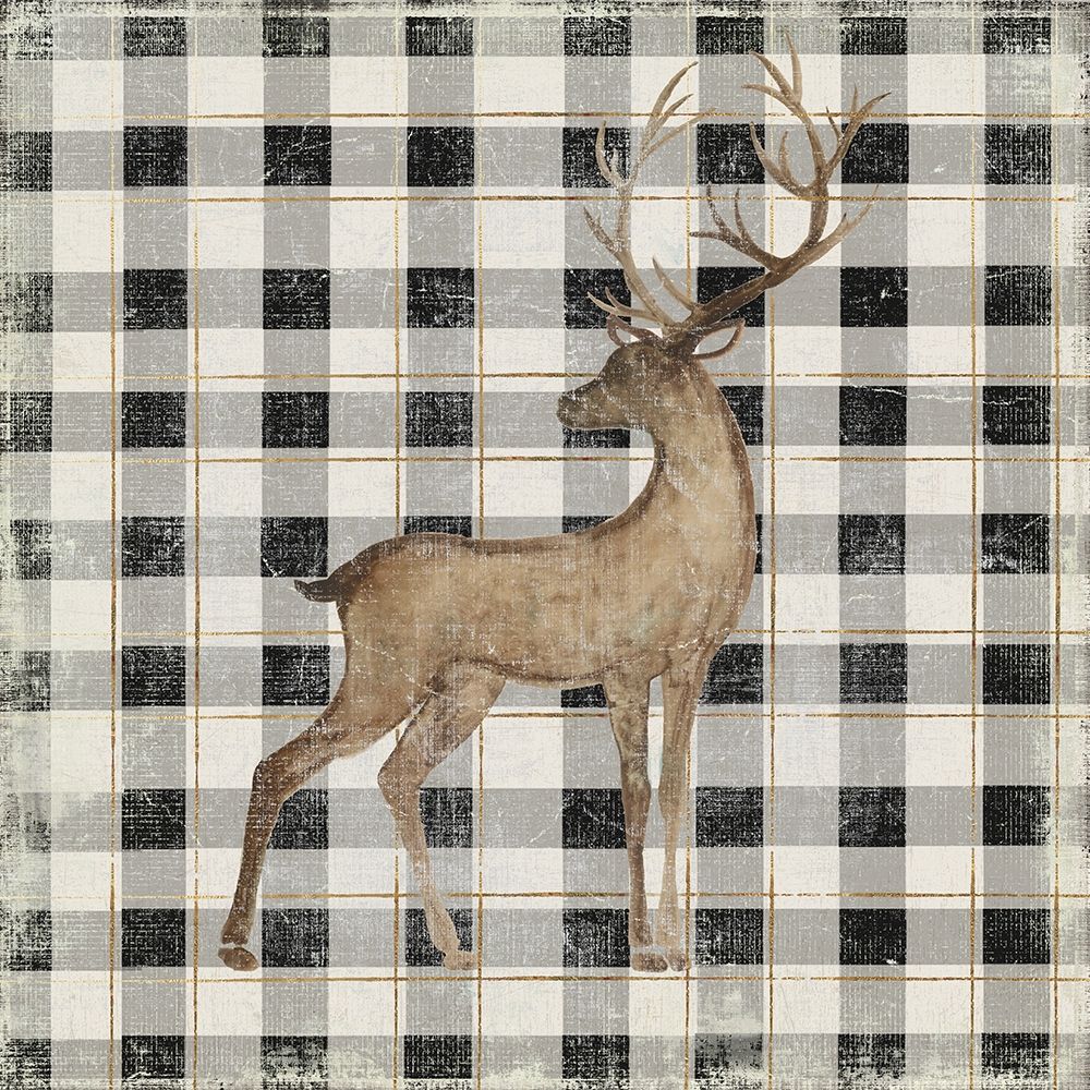 Santas Deer III art print by PI Studio for $57.95 CAD